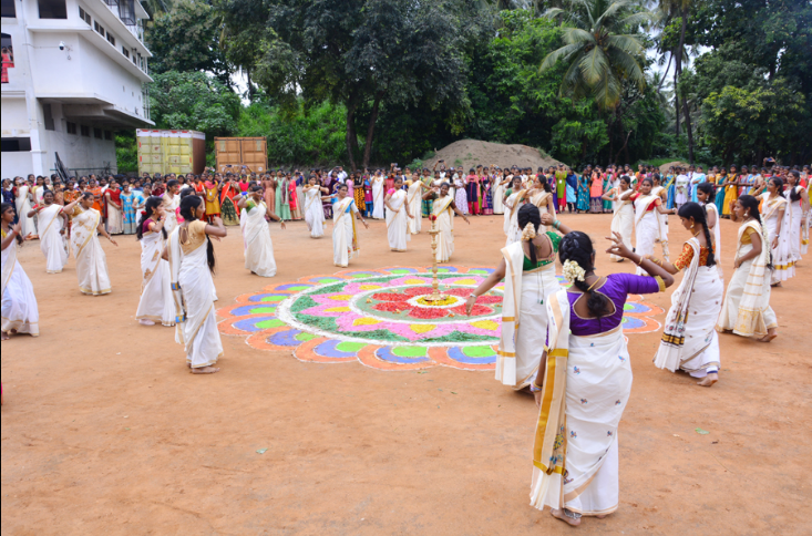 Colors of Culture: Onam Celebration Highlights at PKR Arts College for Women